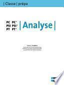 Télécharger le livre libro Analyse - Pc-pc* Psi-psi* Pt-pt*